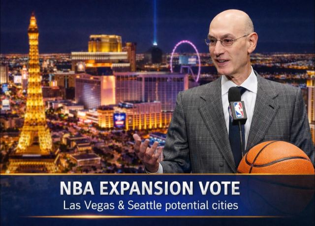 NBA扩军计划加速推进 西雅图拉斯维加斯将新增两